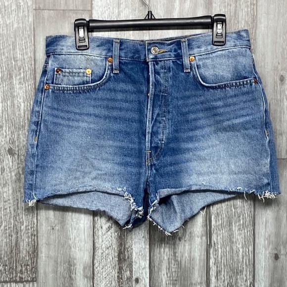Re/Done 70’s High Rise Shorts [1297] - Picture 5 of 11